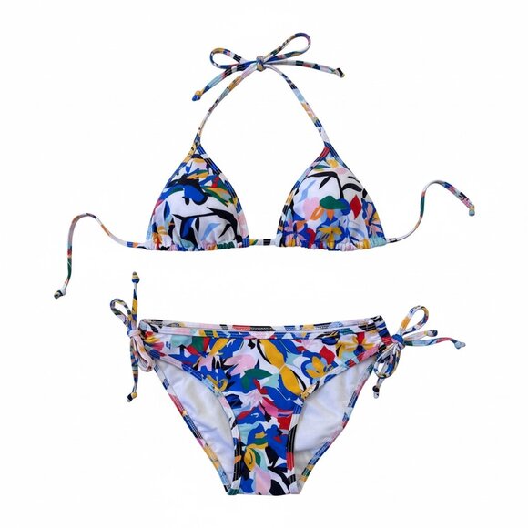 Passionate Adventure Floral Bikini Set Size Medium - Picture 2 of 8